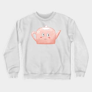 Anxious tea pot. Anxietea Crewneck Sweatshirt